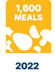 1,600 meals in 2022