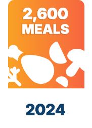 2,600 meals in 2024