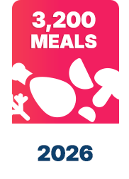 3,200 meals in 2026
